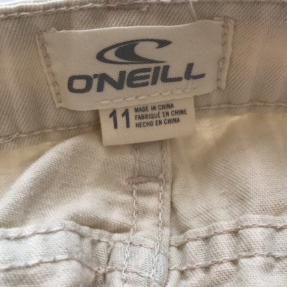 Nwt O’Neill Owen bleach stripe wash denim shorts size 11 - Picture 9 of 10